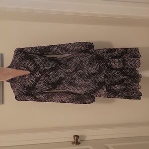 Karen Millen, NWOT, Size 2 Abstract Plaid Fully Lined Dress